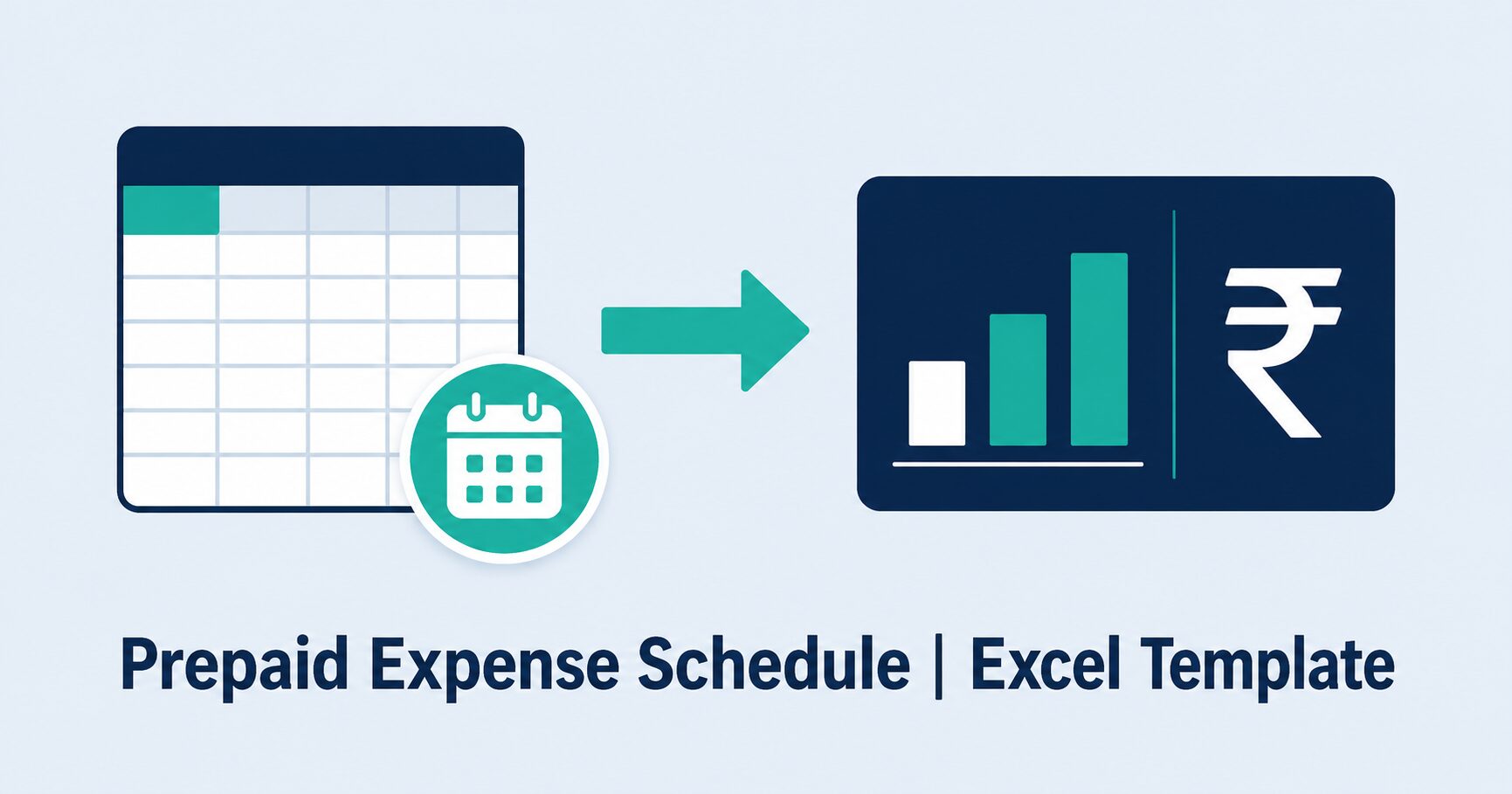 prepaid expense schedule excel template with automatic amortization