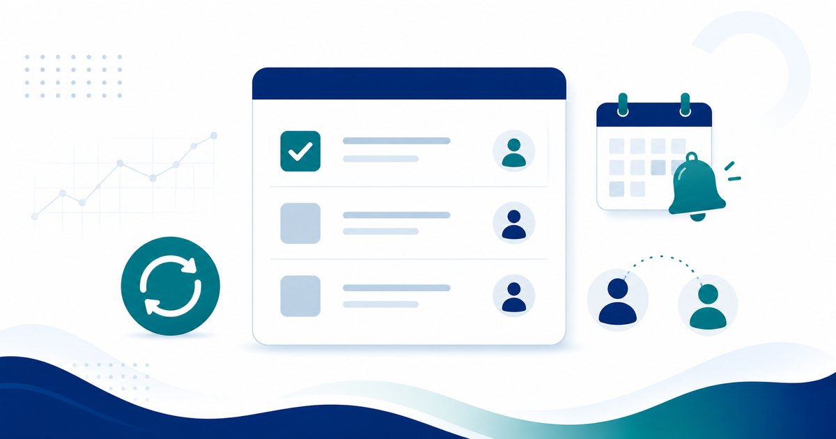 Task management for accountants: recurring compliance task board in ReconScribe
