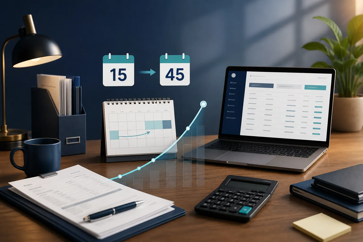 MSME delayed payment interest calculator showing the 15-day and 45-day payment rules