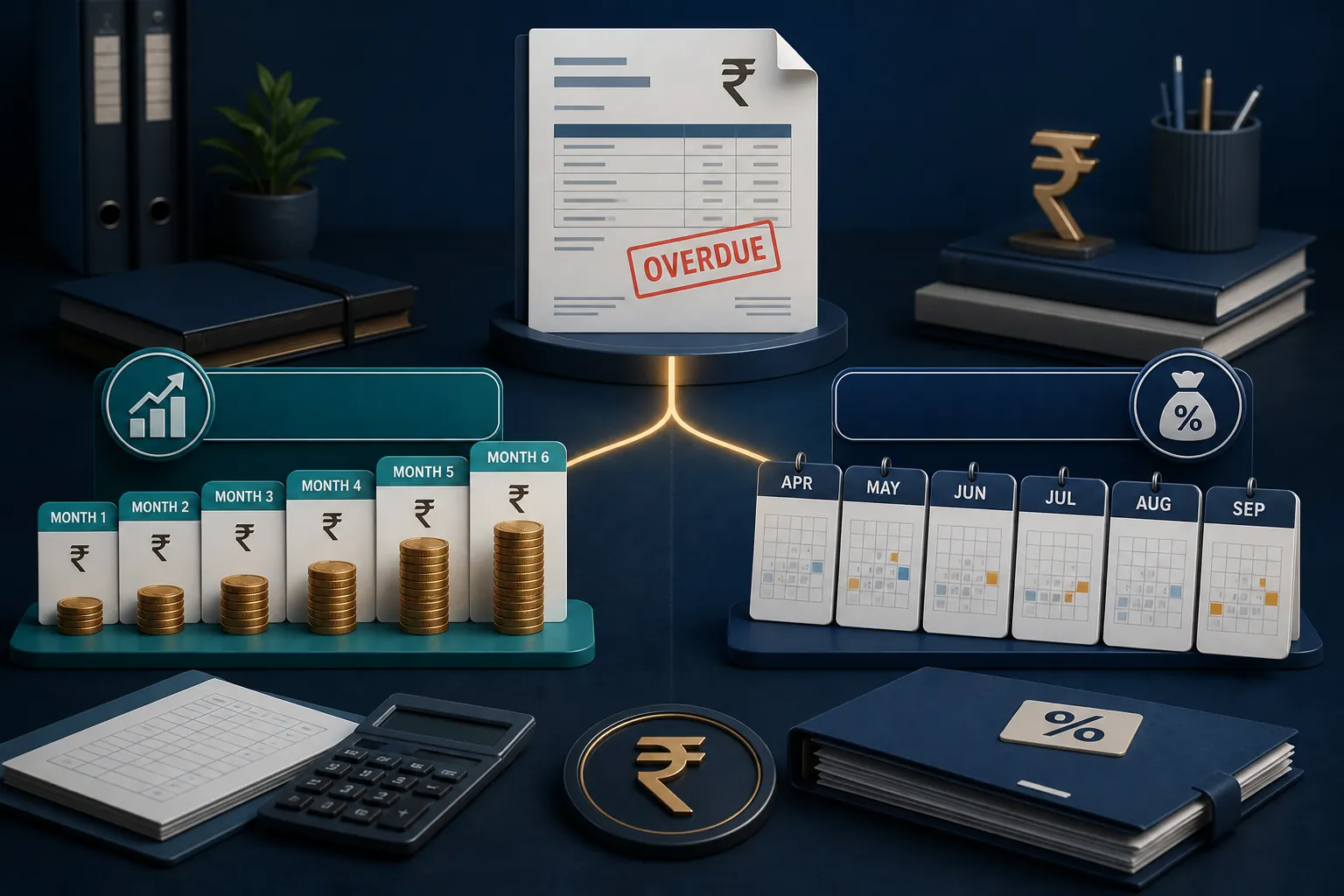 Overdue MSME invoice creating monthly compound interest and an income-tax deduction review