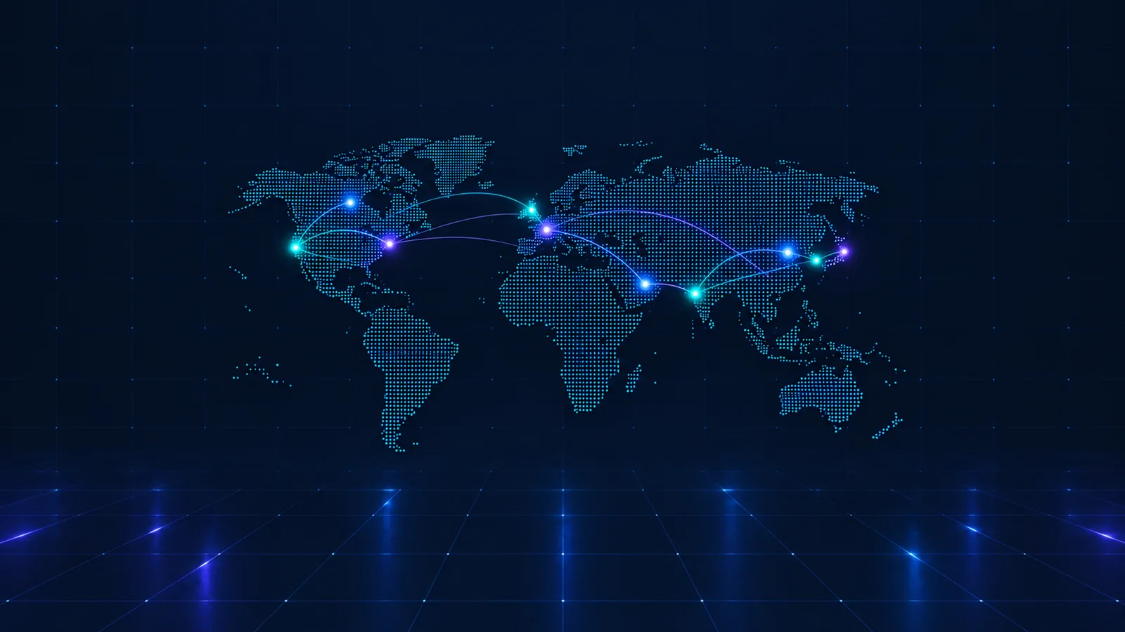 AI leaderboard by country: world map of AI hubs in the US, China, Europe, India, the UAE, South Korea, Japan and Canada