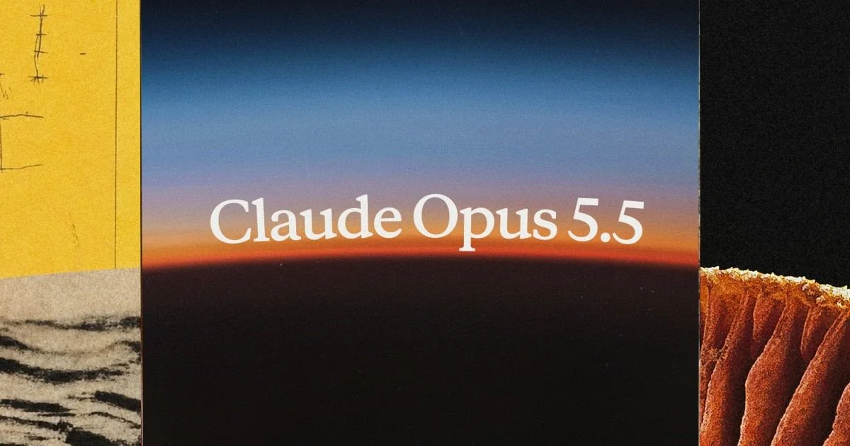 Official Claude Opus 5.5 launch artwork from Anthropic
