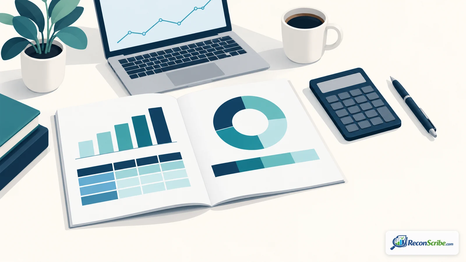 MIS report format sample with P&L summary, cash, ageing and ratio charts